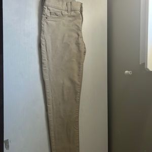 Uniform khaki Jeggings, girls, skinny, used, can be machine washed.